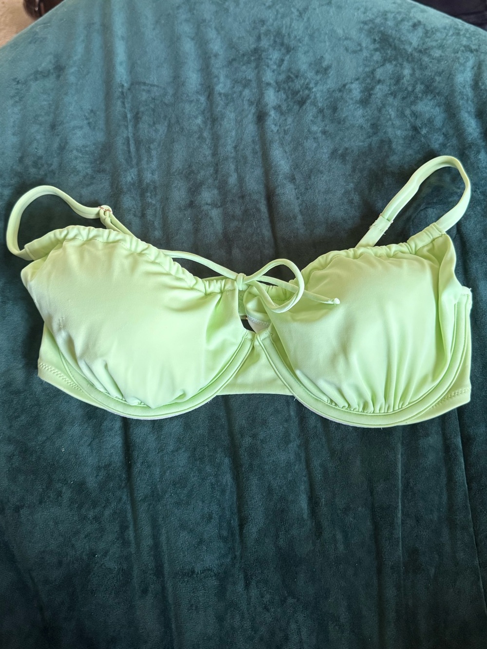 Shade & Shore Light Green Underwire Bikini Top